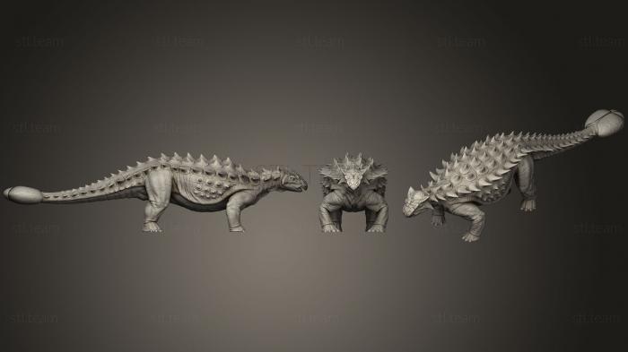 3D model Ankylosaurus37 (STL)